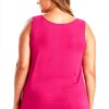 Just My Size Activewear T-shirt Femme Polyester Sans Manche-1