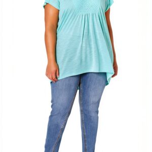 Just My Size Activewear T-shirt Femme Col Fendu Lavable-0