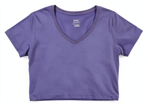 T-shirt Just My Size col V manches courtes sans étiquette-1