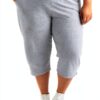 Just My Size Pantalon Femme Cordon Serrage Poches Coton-0