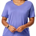 T-shirt Just My Size col V manches courtes sans étiquette-0
