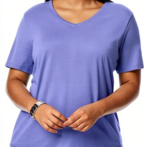 T-shirt Just My Size col V manches courtes sans étiquette-0