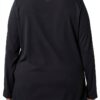 Just My Size Col V Femme Tissu Doux Longueur Plus-1