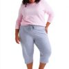 Just My Size Pantalon Femme Cordon Serrage Poches Coton-3