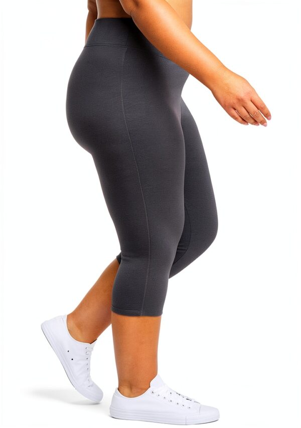 Legging Capri Just My Size jersey anthracite femme-4