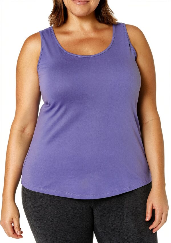 Just My Size Top femme sans manches tissu léger-3