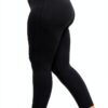 Just My Size Legging Femme Noir Taille Élastique 3X-5X Coton-2