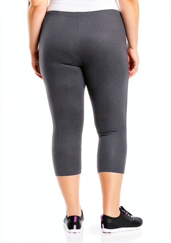 Legging Capri Just My Size jersey anthracite femme-1