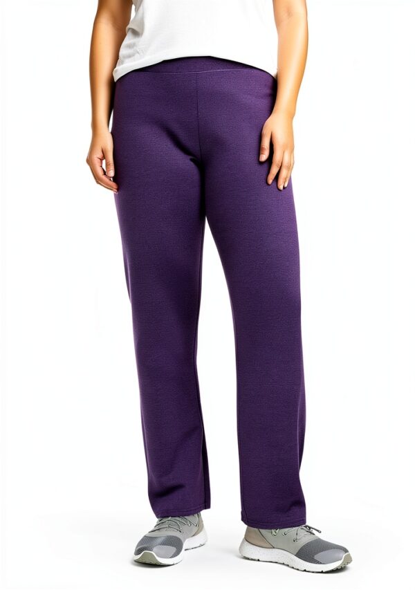 Pantalon survêtement femme Violet Splendor Heather XL - Polaire coton-4