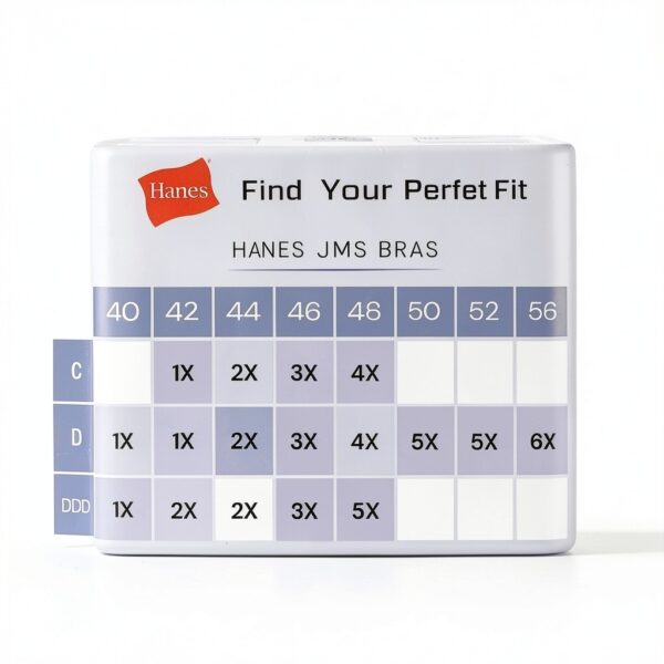 Soutien armatures Hanes Just My Size respirant-4