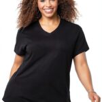 Just My Size T-shirt femme coton bleu grande-0