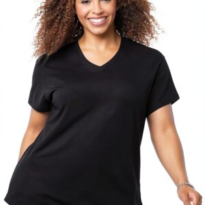 Just My Size T-shirt femme coton bleu grande-0