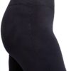 Just My Size Legging Femme Noir Taille Élastique 3X-5X Coton-4