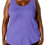 Just My Size Top femme sans manches tissu léger-0