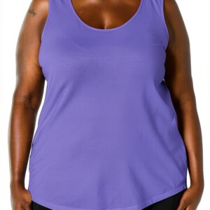 Just My Size Top femme sans manches tissu léger-0