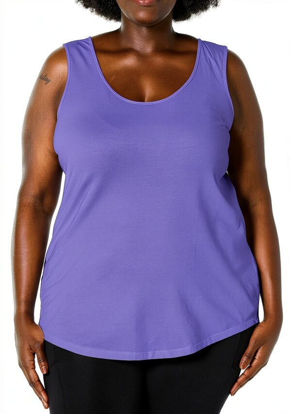 Just My Size Top femme sans manches tissu léger-0