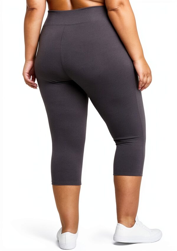 Legging Capri Just My Size jersey anthracite femme-2