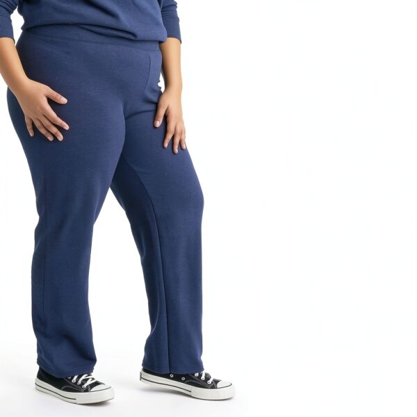 Pantalon survêtement femme Violet Splendor Heather XL - Polaire coton-3