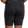 Just My Size Short Femme Noir 4X-5XL Coton Stretch Taille Élastique-1