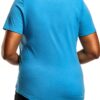Just My Size T-shirt femme coton col V rose-1