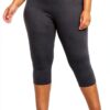 Legging Capri Just My Size jersey anthracite femme-0