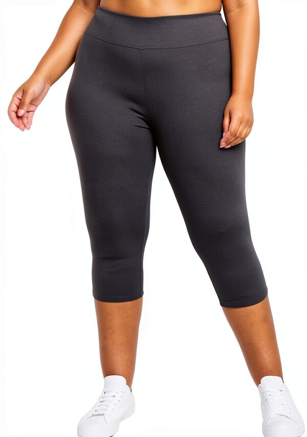 Legging Capri Just My Size jersey anthracite femme-0