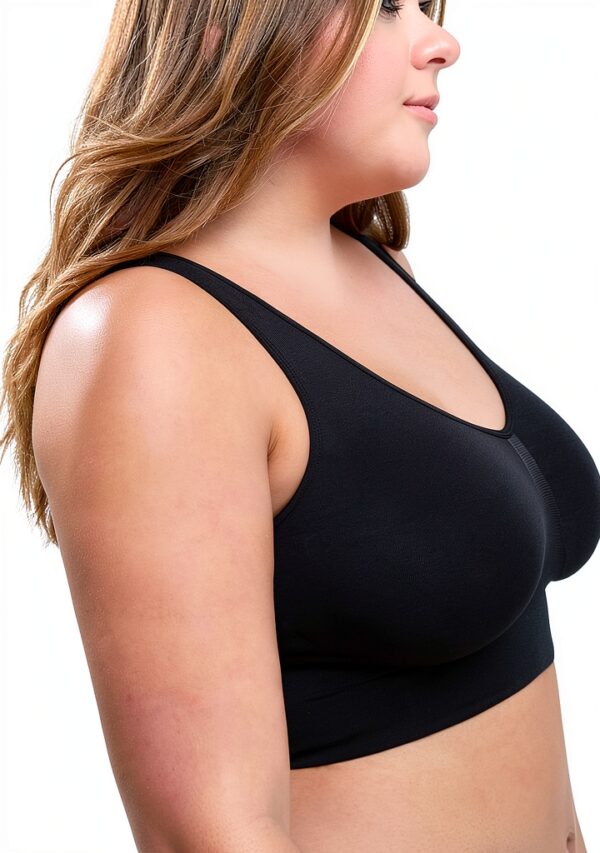 Pull Just My Size Femme Tricoté Extensible Noir-1