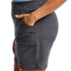 Shorts femme Just My Size Gris Anthracite Chiné taille 5XL jersey doux-3