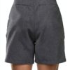 Shorts femme Just My Size Gris Anthracite Chiné taille 5XL jersey doux-2
