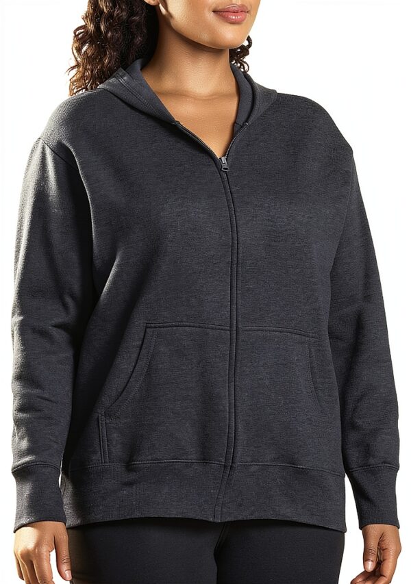 Sweat à capuche Just My Size Activewear Gris Foncé XXL Coton 200 g-5