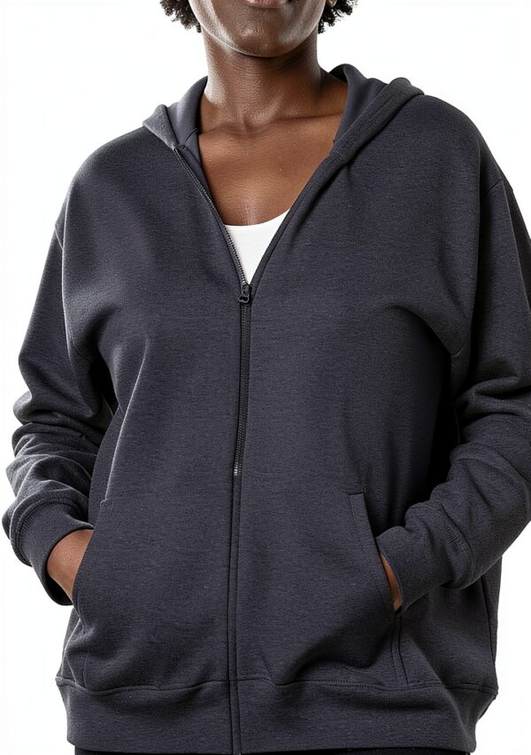 Sweat à capuche Just My Size Activewear Gris Foncé XXL Coton 200 g-2