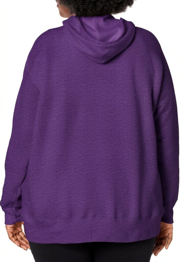 Just My Size Sweat à capuche zippé femme OJ105 Violet Heather 4XL-1