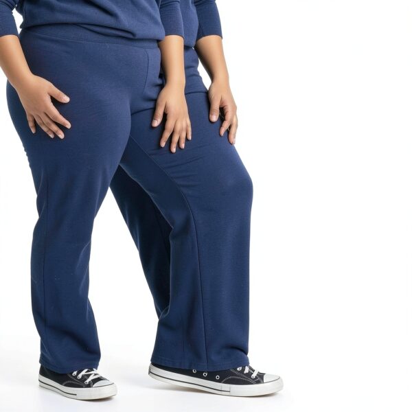 Just My Size Activewear Pantalon survêtement femme Ardoise Chinée 4XL-3