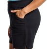 Shorts femme Just My Size Activewear OJ206 noir 5X - 5XL-2