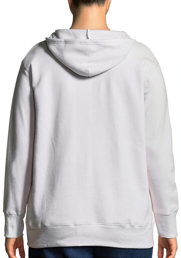 Just My Size Sweat à capuche zippé Navy Heather 4XL Coton doux 224g-4
