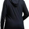 Veste à capuche femme Just My Size OJ168 – Flammé léger Bleu Marine-1