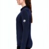 Mammut Aenergy ML Pull Demi Zip Femme Polartec Power Grid Marine black-2