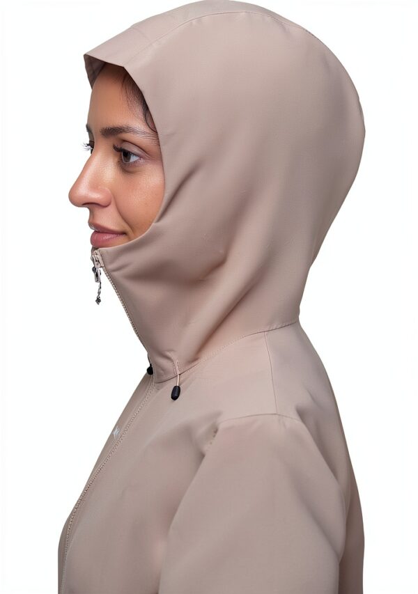 Mammut Seon Pac Hs Parka Femme Hardshell Capuche Naturel/Noir Taille L-5