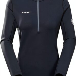 Mammut Aenergy ML Pull Demi Zip Femme Polartec Power Grid Marine black-0