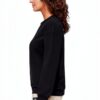 Mammut Core ML Crew Neck Sweatshirt Femme French Terry Noir Confort-1