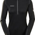 Mammut Aenergy ML Pull Demi Zip Femme Noir Marine Black XS XL-0