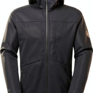 Mammut Ultimate Veste à capuche Homme Softshell couches couleur noire-0