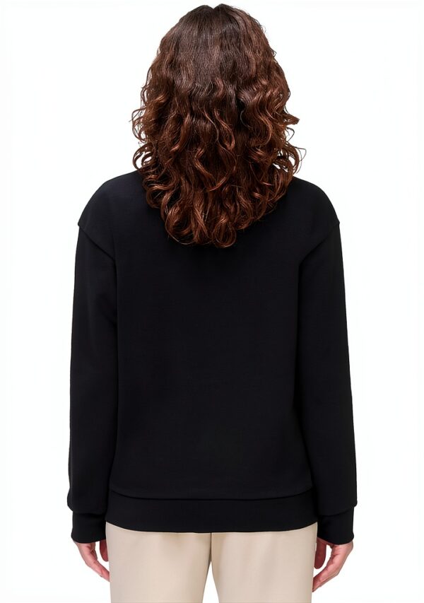 Mammut Core ML Crew Neck Sweatshirt Femme French Terry Noir Confort-3