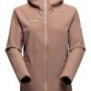 Mammut Seon Pac Hs Parka Femme Hardshell Capuche Naturel/Noir Taille L-0