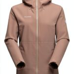 Mammut Seon Pac Hs Parka Femme Hardshell Capuche Naturel/Noir Taille L-0
