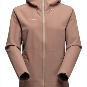 Mammut Seon Pac Hs Parka Femme Hardshell Capuche Naturel/Noir Taille L-0