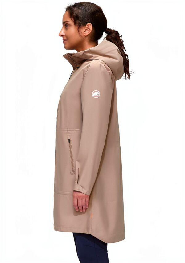 Mammut Seon Pac Hs Parka Femme Hardshell Capuche Naturel/Noir Taille L-6