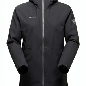Mammut Seon Pac Hardshell Veste à Capuche Femme Noir XS – 1010-29370-0
