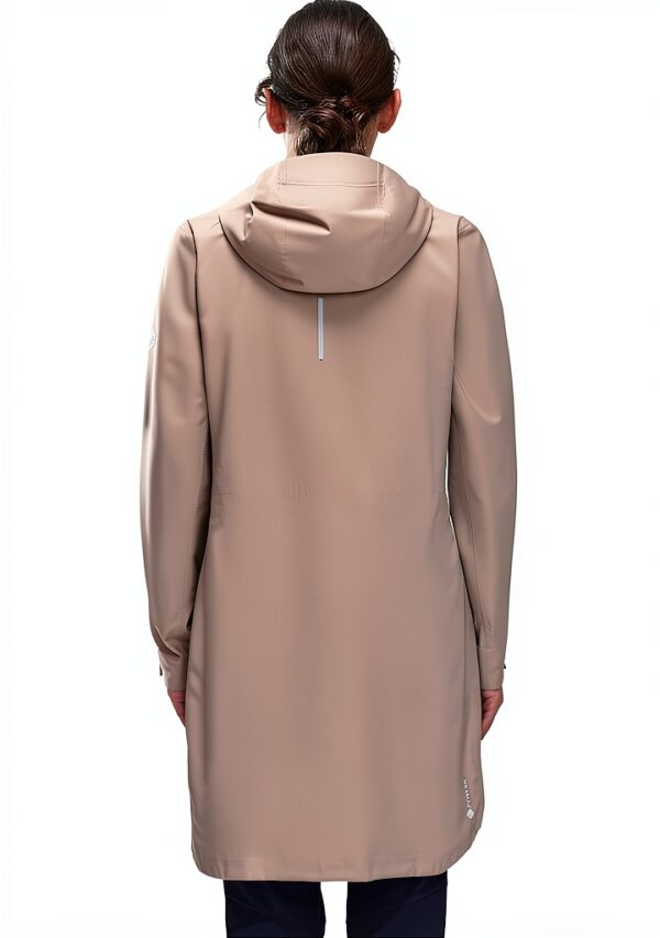 Mammut Seon Pac Hs Parka Femme Hardshell Capuche Naturel/Noir Taille L-2