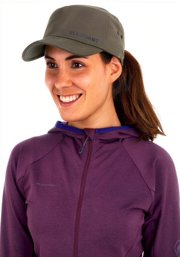 Casquette Mammut Lhasa Mixte 1191-00020 Couleurs Marine et Olive-1